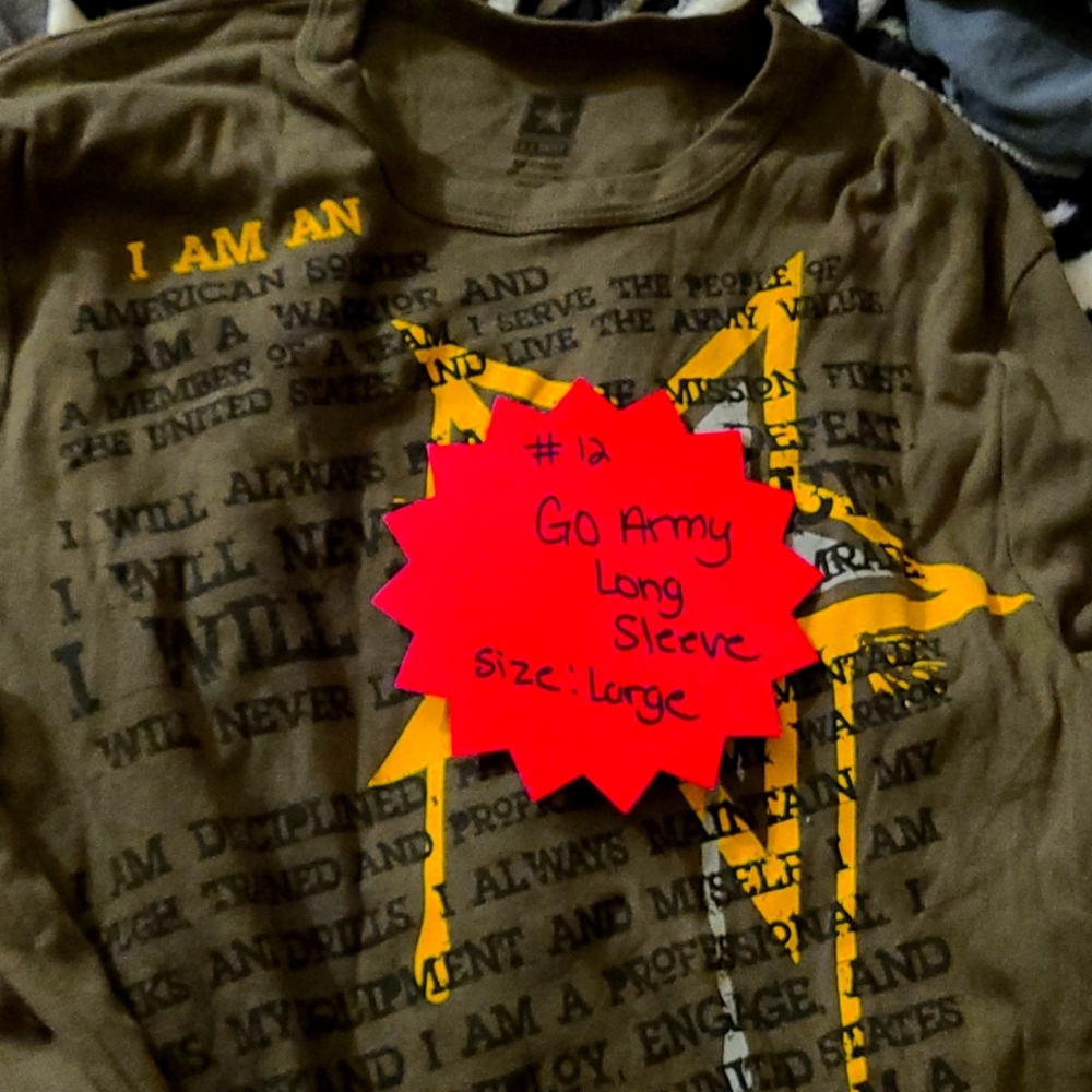 GO ARMY long sleeve